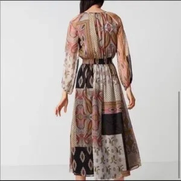 Zara paisley dress NWT - Picture 3 of 7
